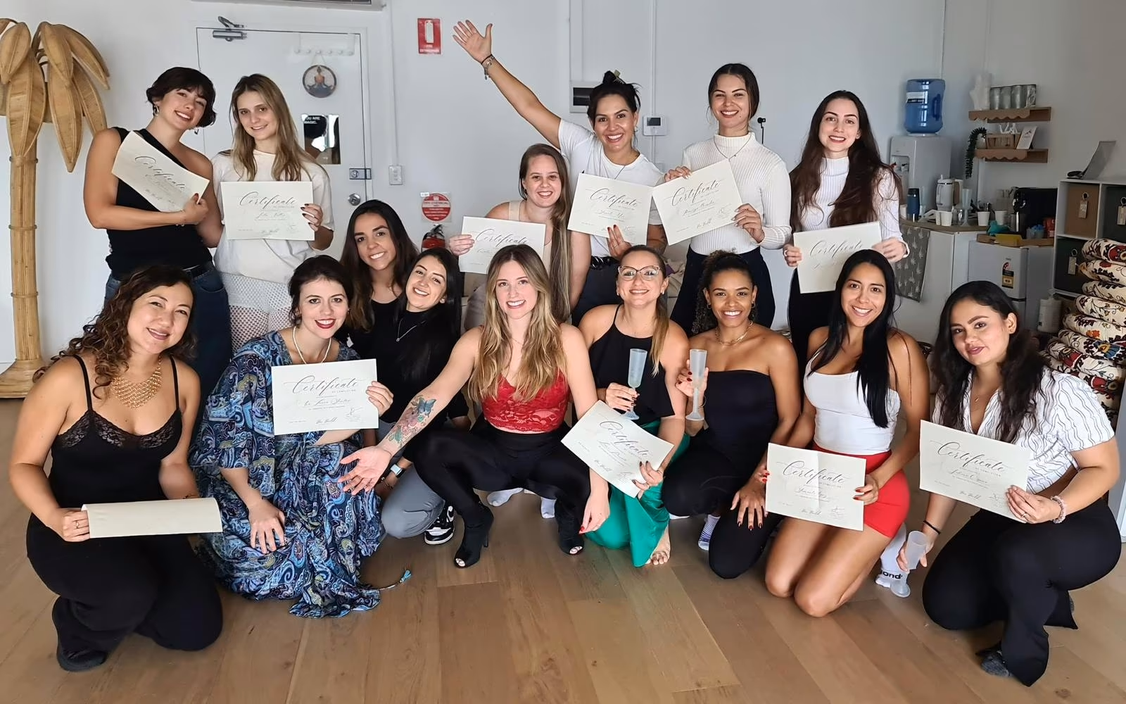 Be Bold workshop group celebrating together